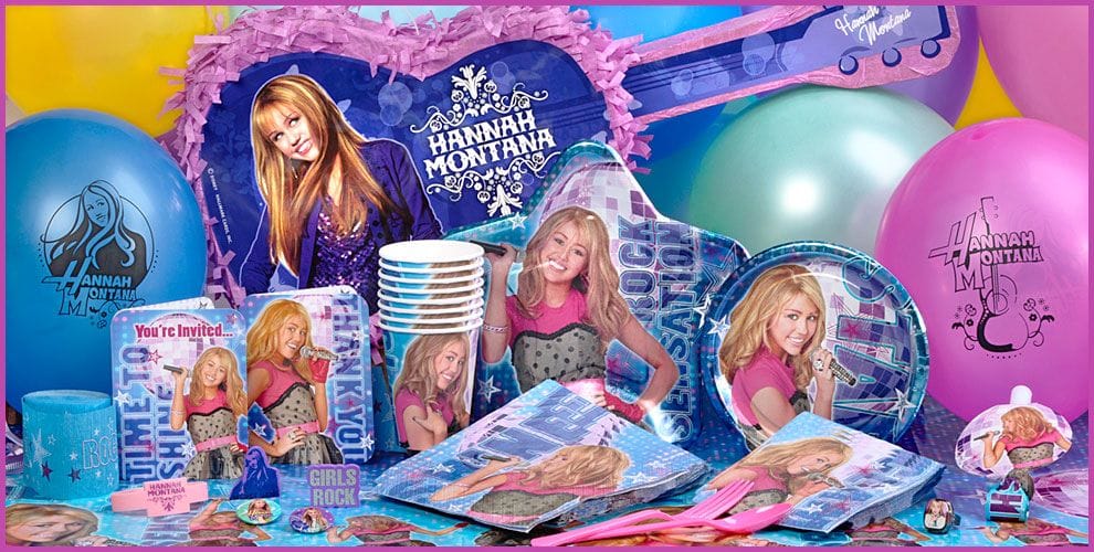 Hannah  montana theme decoration